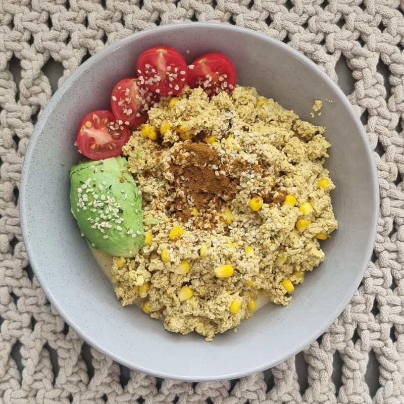 Organic Chai Tofu Scramble